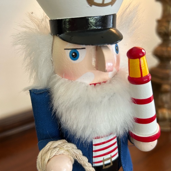 Sailor Nutcracker Anchor Lighthouse Nautical Holiday Christmas Outer Banks Beach - Picture 7 of 11